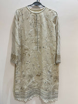 Baroque | Women Branded Kurta | XSmall | White 2Pcs | Worn Once