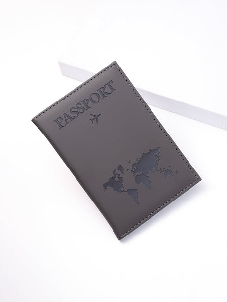 Buy SHEIN PU Travel Passport Cover Fashion Women Passport Holder Case for Men Travel Document vacation accessories for holiday season in Pakistan