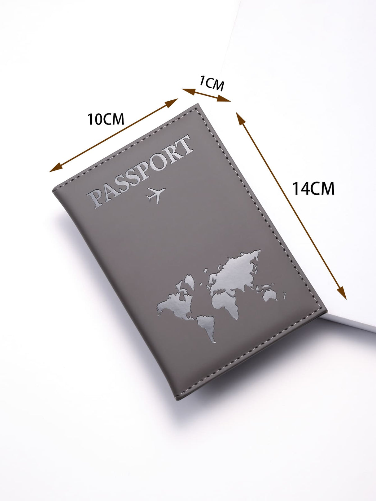 Buy SHEIN PU Travel Passport Cover Fashion Women Passport Holder Case for Men Travel Document vacation accessories for holiday season in Pakistan