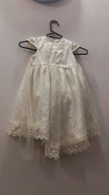 White Net Frock | Girls Skirts & Dresses | Size: 2 to 3Yrs | Preloved