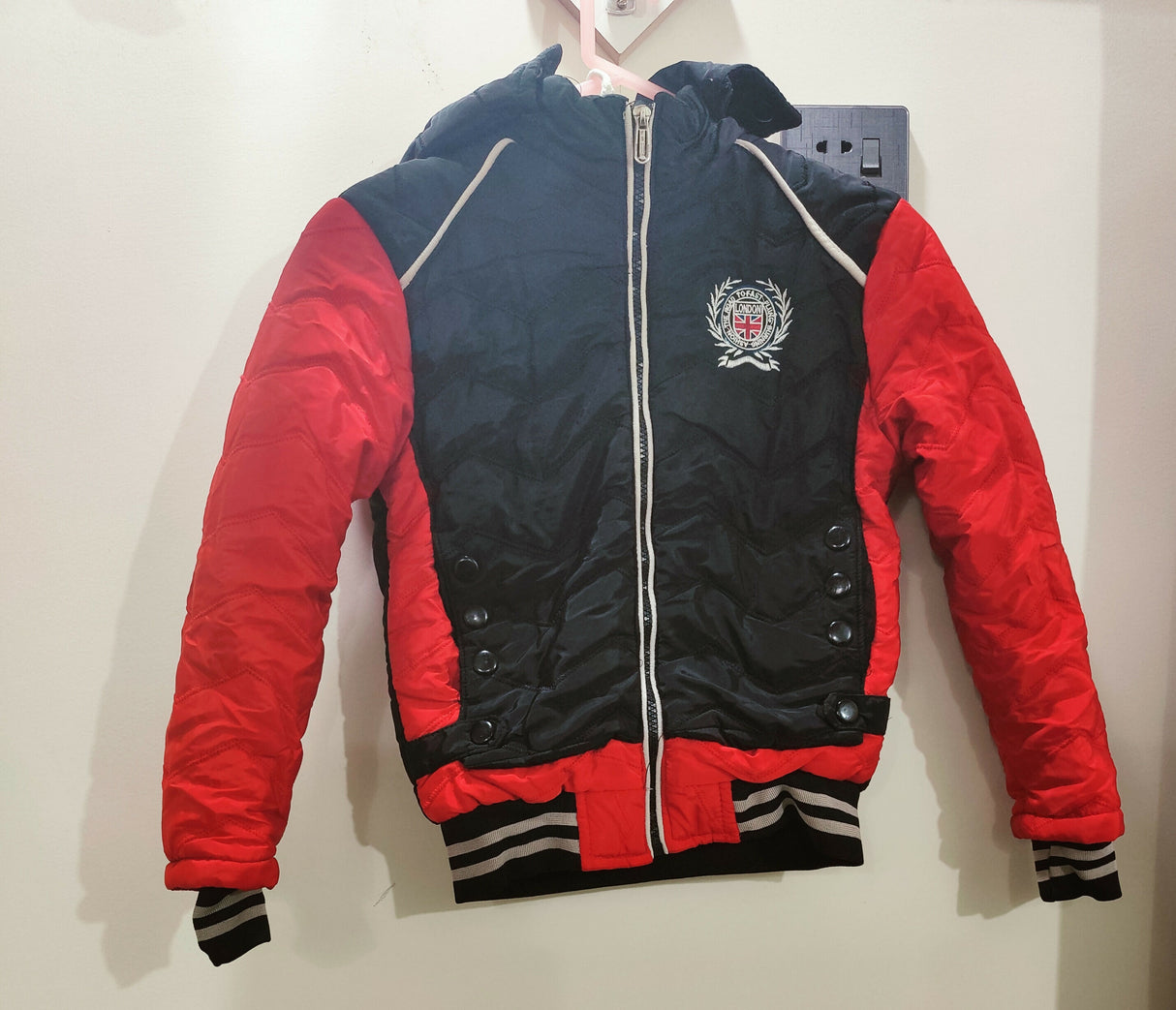 Red and Black Jacket | Kids Winter | 8 to 10 Yrs | Preloved