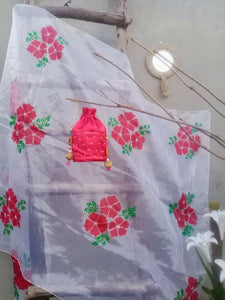 Handpainted Organza Dupatta | Women Accessories | New