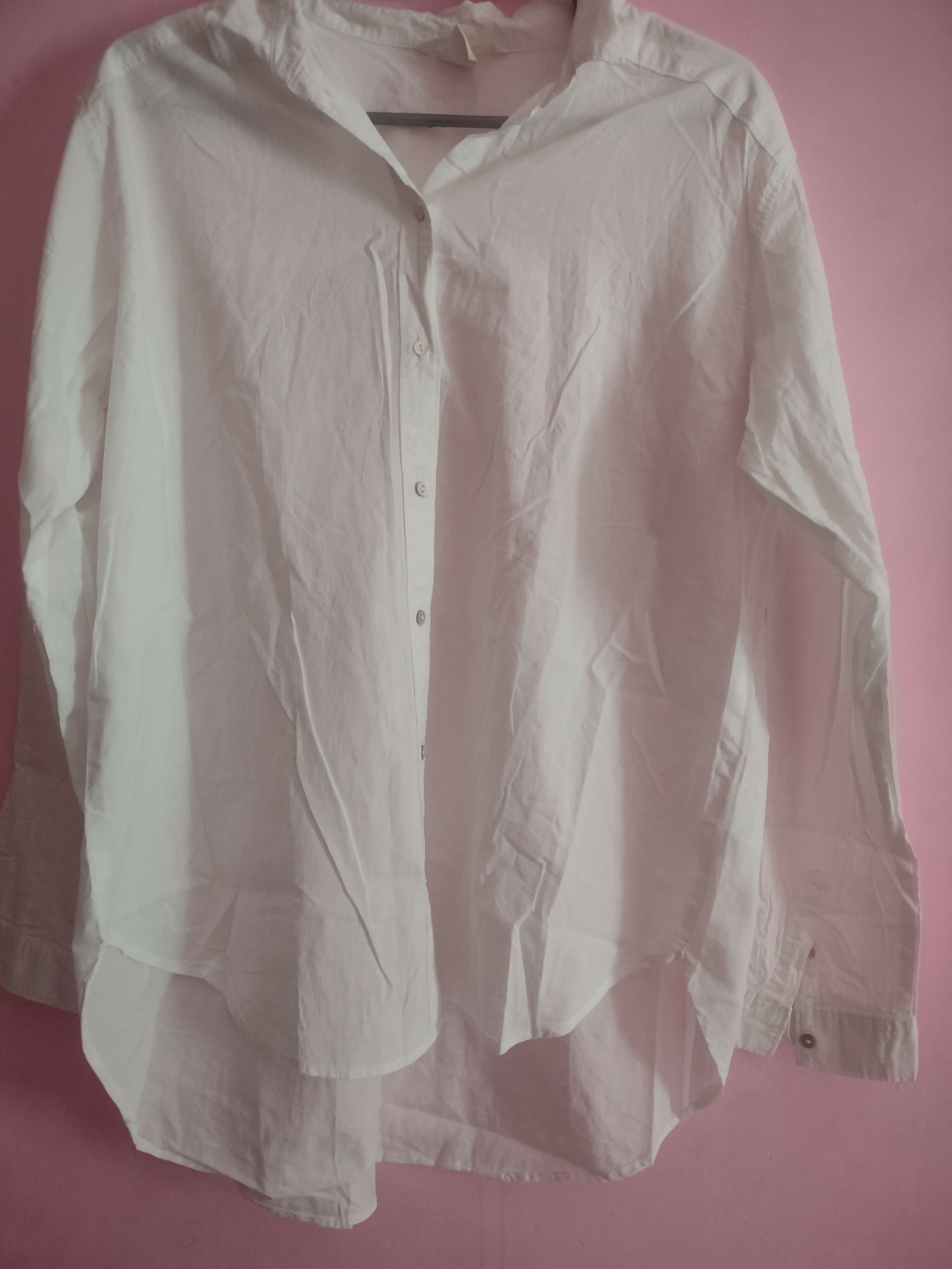 White button down Shirt | Women Western | Medium | Worn Once