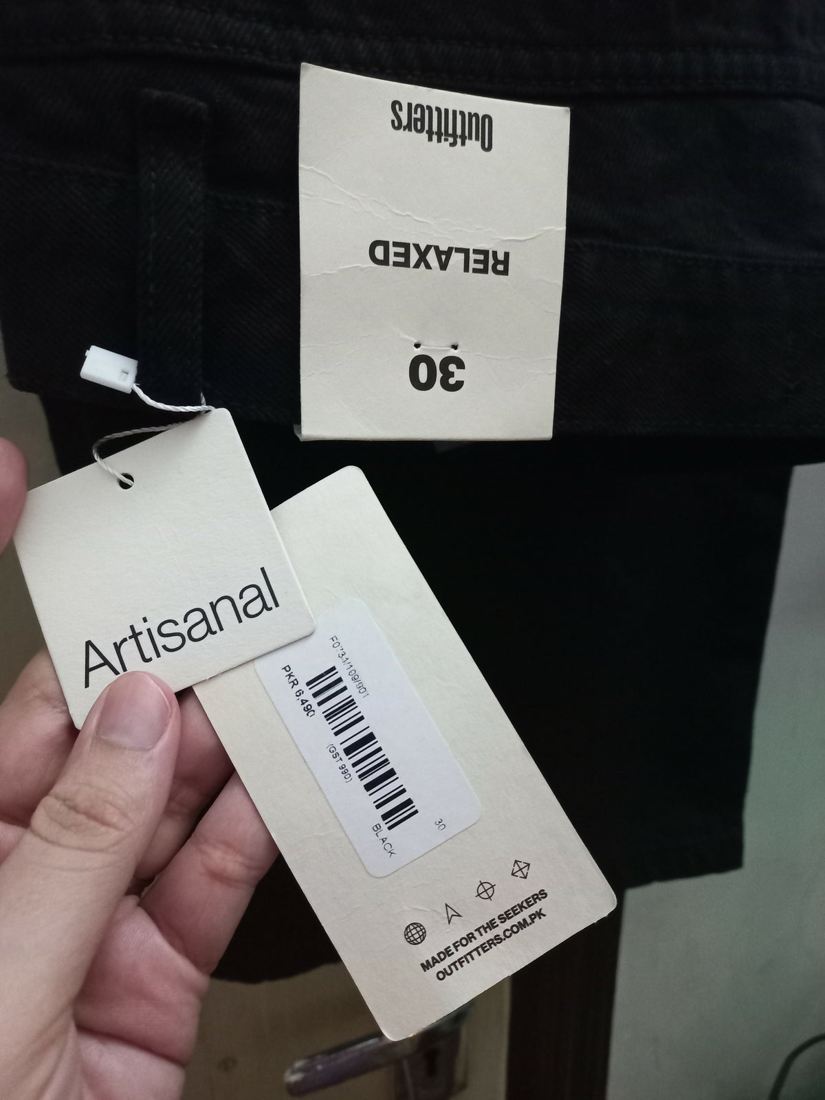 Outfitters | Black Denim Jeans | Men Jeans & Bottoms | Size:30 | Brand New