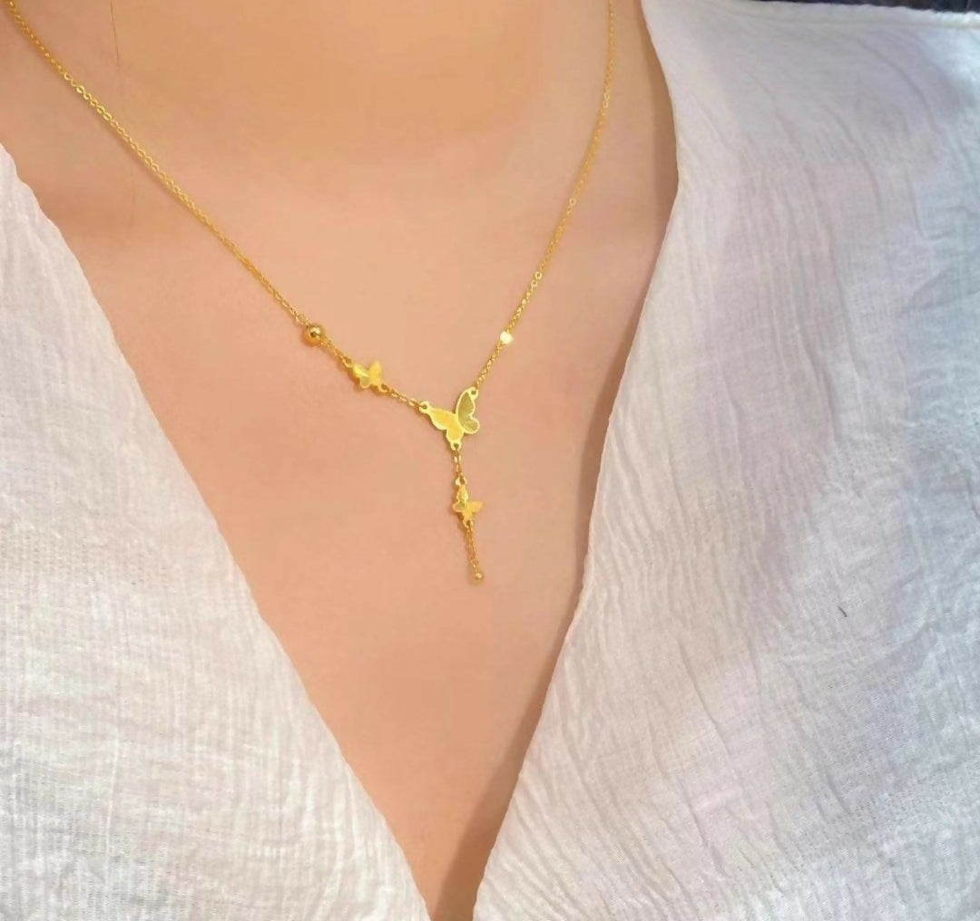 Butterfly Stainless Steel Necklace-282 | Women Jewelry | Necklaces & Pendants | Brand New