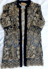 Embroidered  Net Gown with a Short Top | Women Locally Made Formals | Small | Preloved