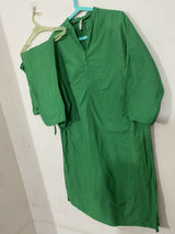 Ethnc Khadar 2 Pcs | Women Branded Kurta | Medium | Preloved