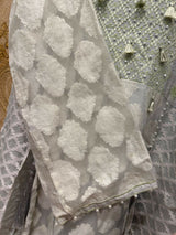 Raw Silk 3Pcs | Women Locally Made Formals | XLarge | Worn Once