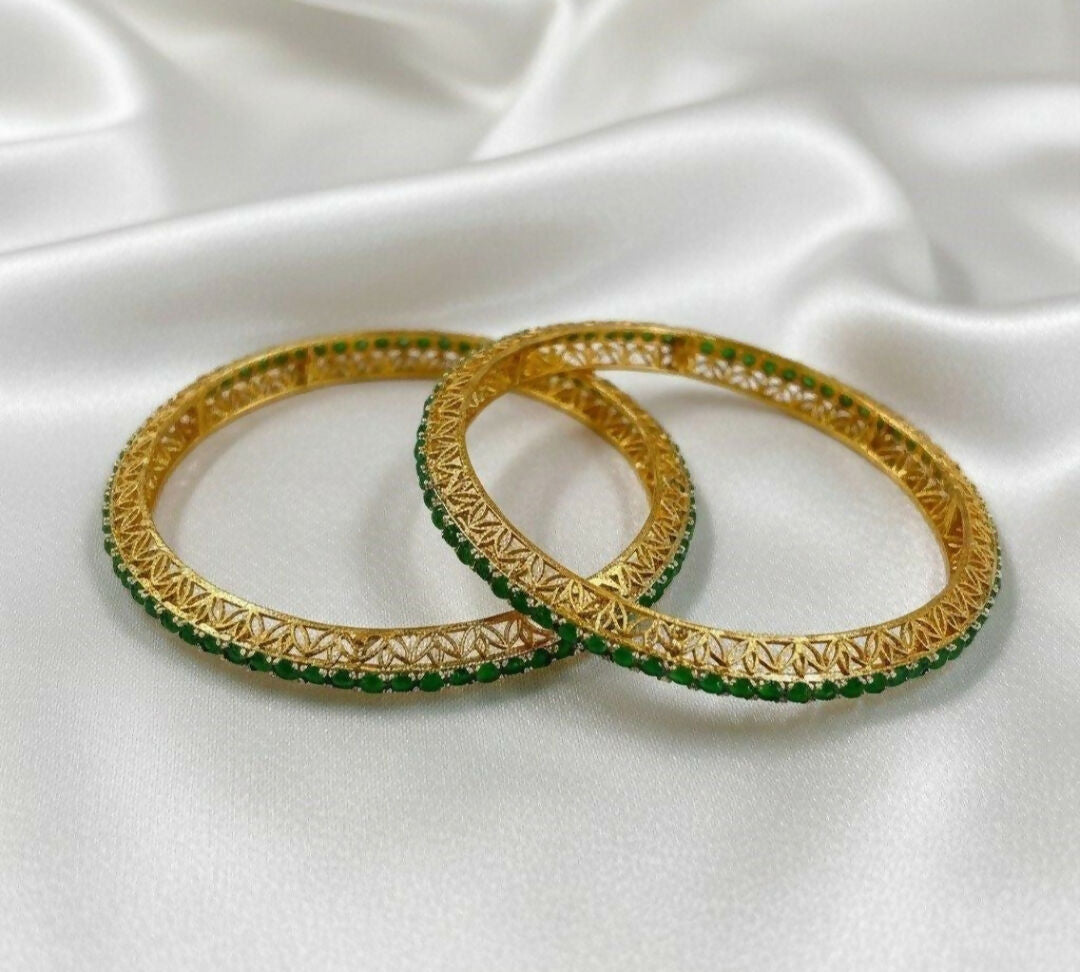 Pearl Flower Bangle Set-00204 | Women Jewelry | Bangles/Bracelets | Brand New