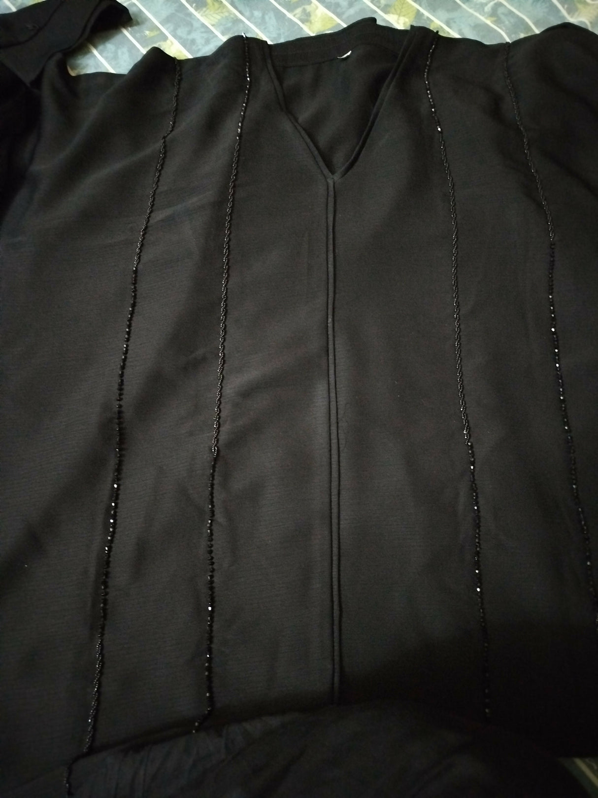 Imported Beautiful Handwork Black Abaya | Women Accessories | Large | New