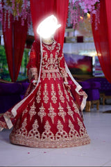 Red Bridal Lehnga Choli | Women Bridals | Baraat | Medium | Worn Once