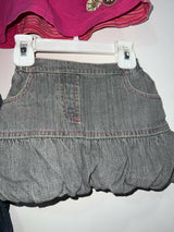 2 Beautiful Pairs | Kids | Girls Tops & Shirts | Size : 7 to 18 Months | Worn Once