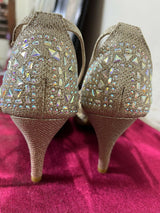 Delicacy(USA) | Fancy Gold Heels | Women Shoes | Size: 8 | New