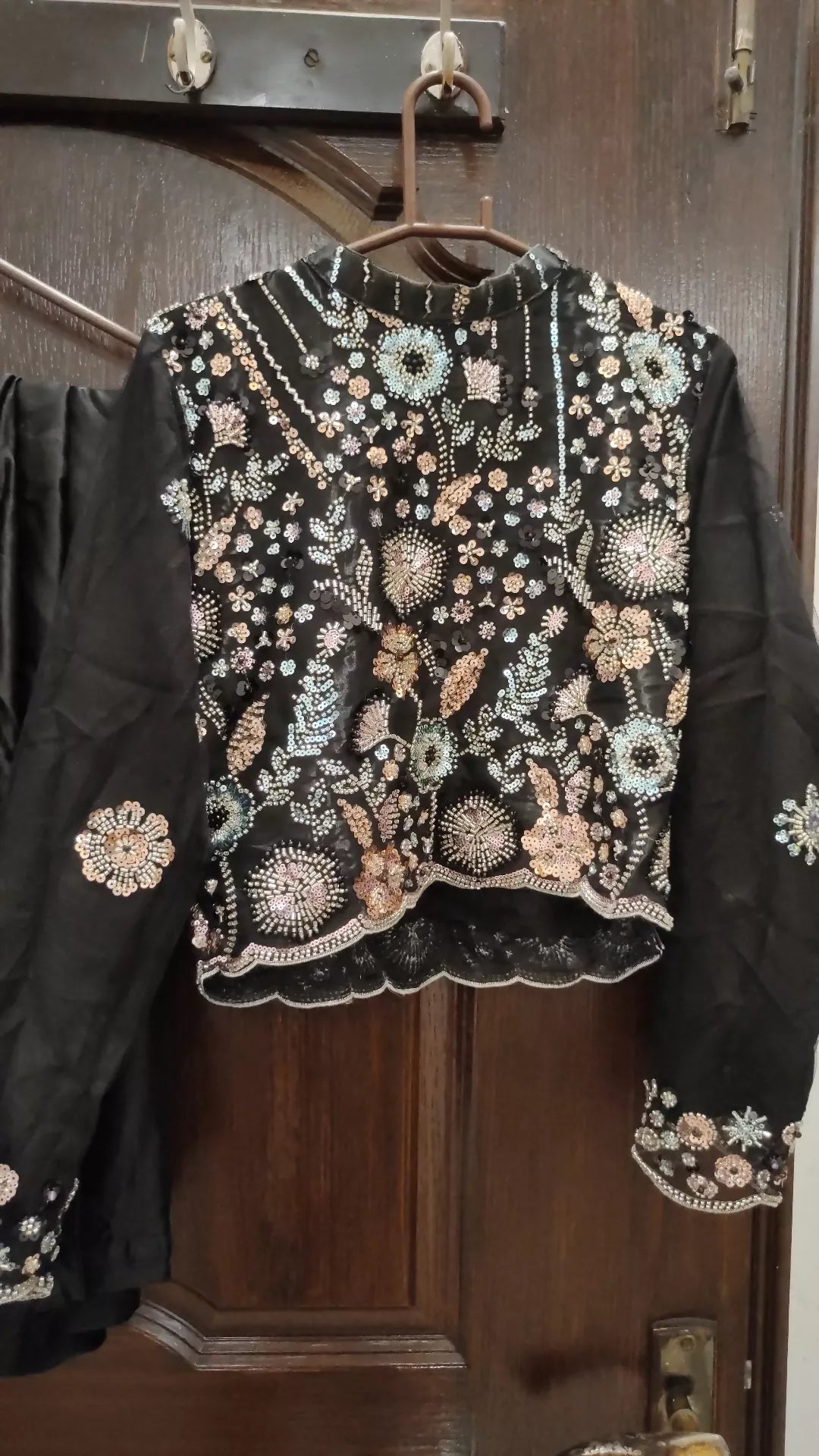 Selia | Black Silk Saree | Women Sarees | Women Branded Formals | Medium | Worn Once