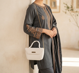 Frosted Glam Handbag-(00102-00103) | Women Bags | Size: 9x2.5 | Brand New