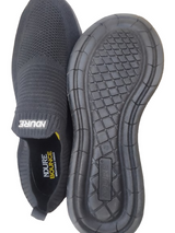 NDURE | Men's Minimalist Monochrome Black Sneakers | SKU:M-SN-TRN-0005 | Men Shoes | Size: 42 | Brand New