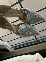 Borjan | Silver Heels | Women Heels | Size:40 | Worn Once