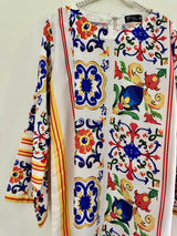Silaye Pret | Women Branded Kurta | Medium | White | New