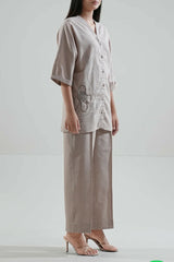 2PC Stitched Cord Set | Women Locally Made Kurta | Medium | New