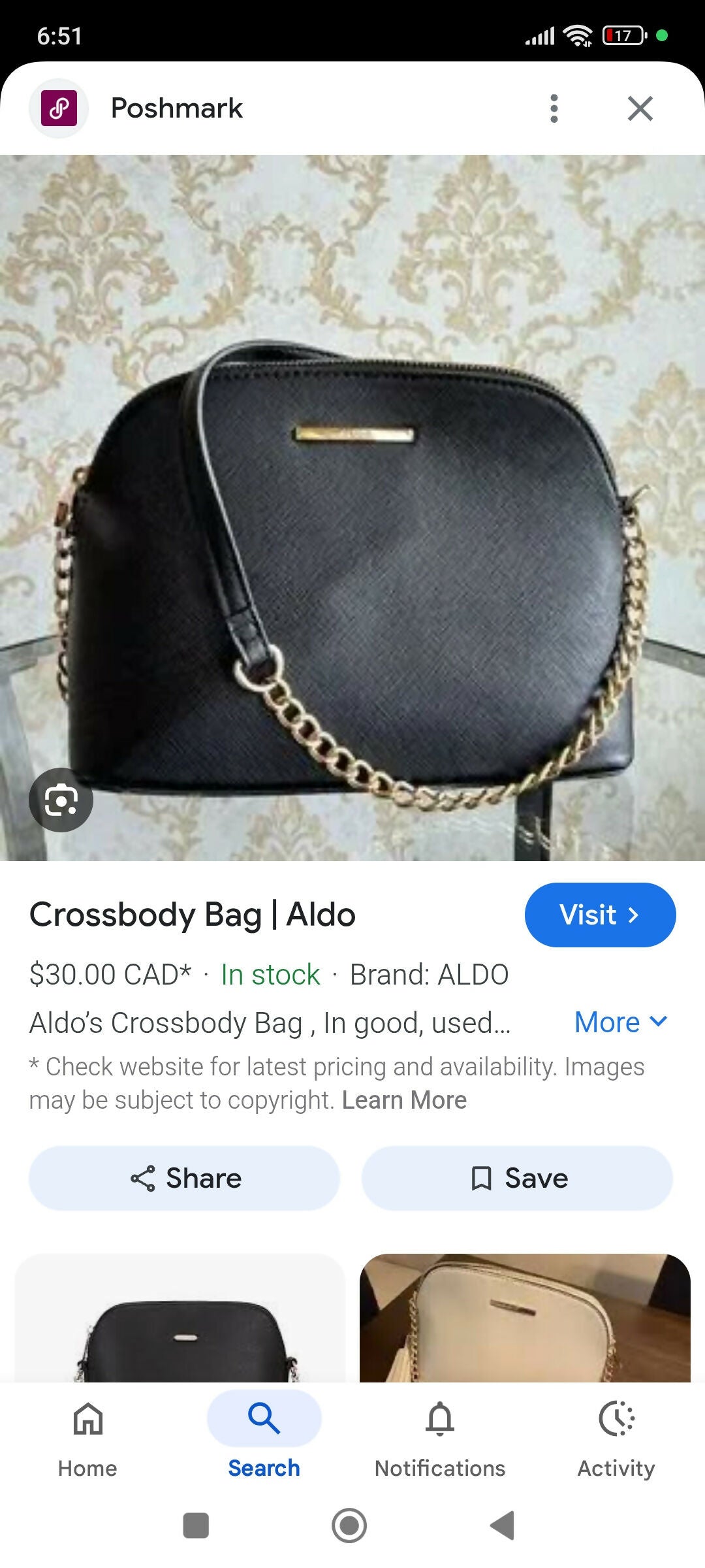 Aldo | Women Bags | Small | Preloved