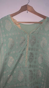 Green Shirt | Women Locally Made Kurta | Large | Preloved