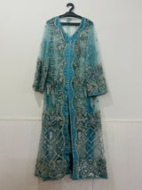 Mushq | Blue Dress | Women Branded Formals | Small | Preloved