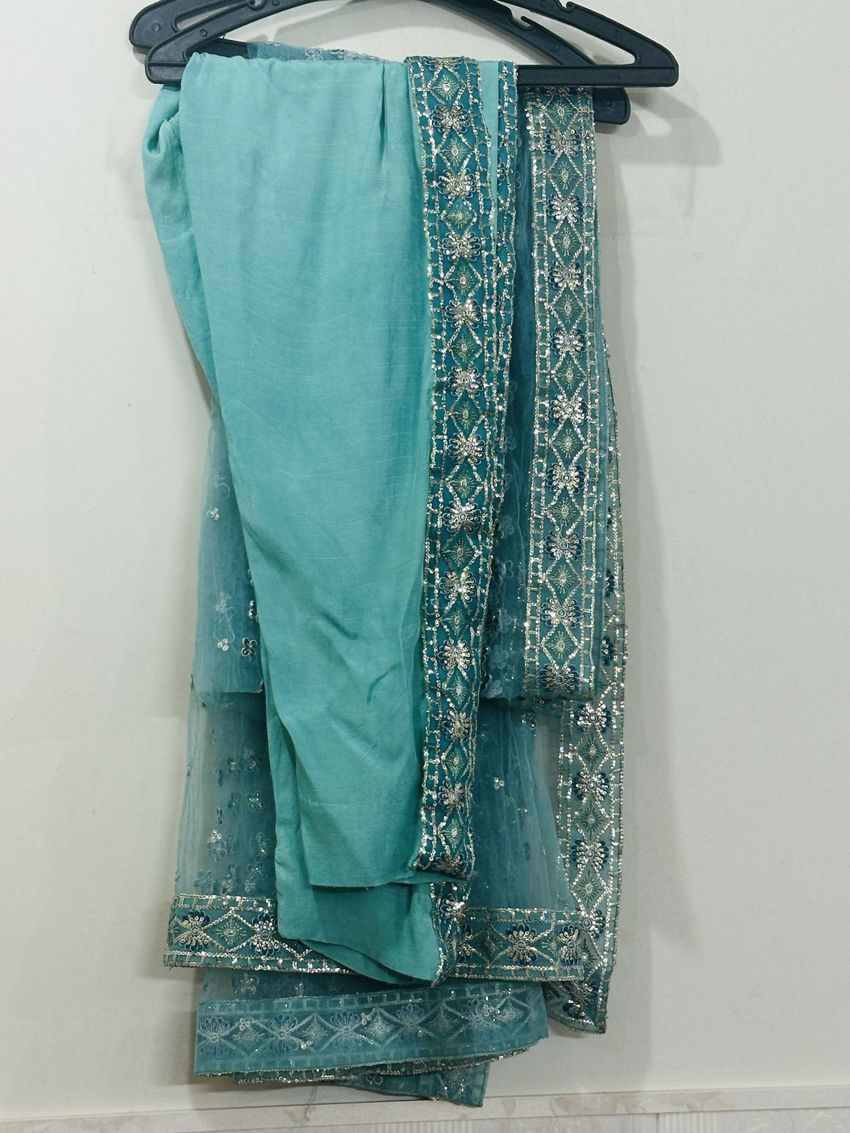 Mushq | Blue Dress | Women Branded Formals | Small | Preloved