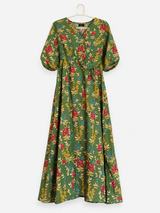 Saya | Olive Green Lawn Kurta | Women Branded Kurta | XSmall | Worn Once