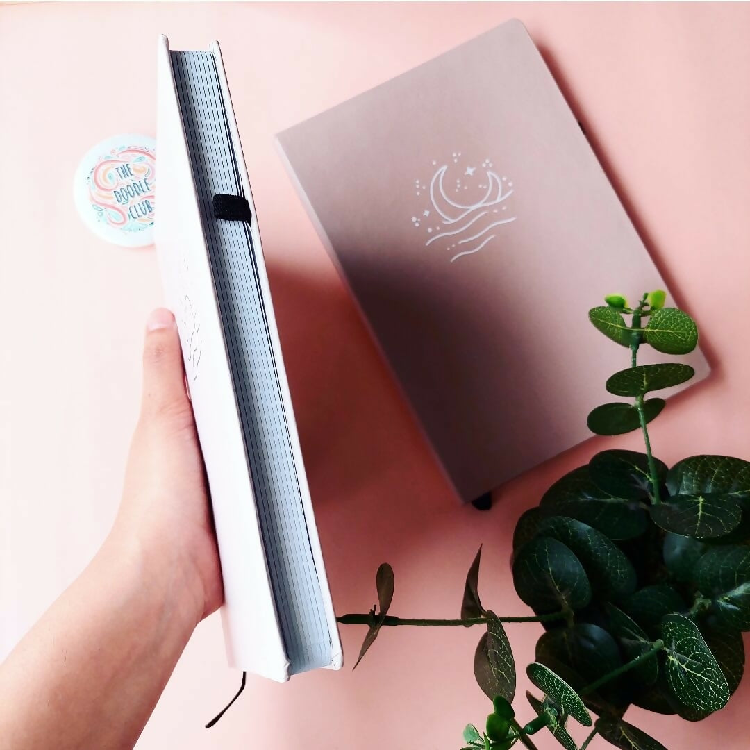 Boho Sun and Moon Minimalistic Journals Lined Pages | For Your Home | Books | New