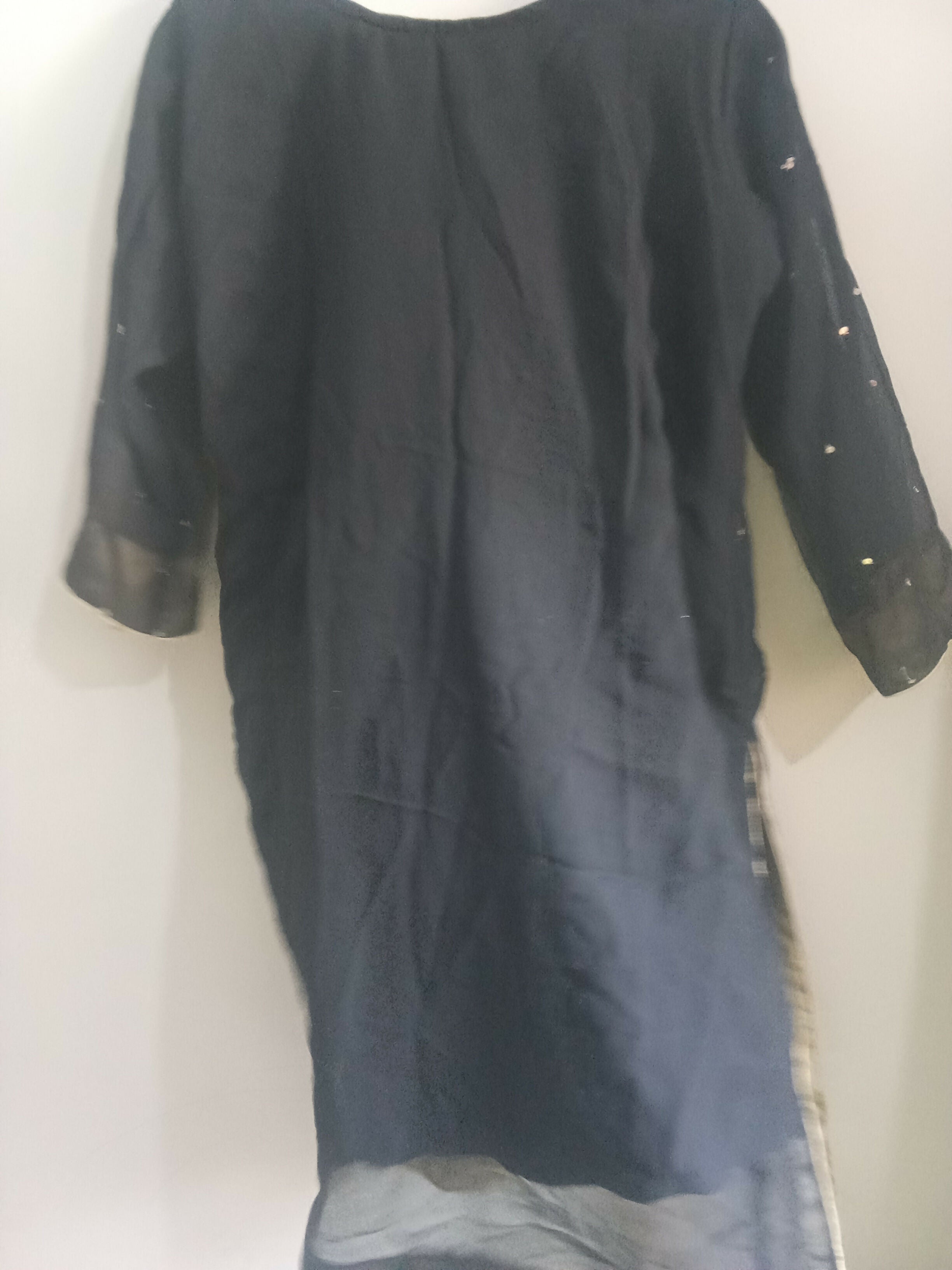 Black Chiffon Formal Suit | Women Locally Made Formals | Small | Preloved