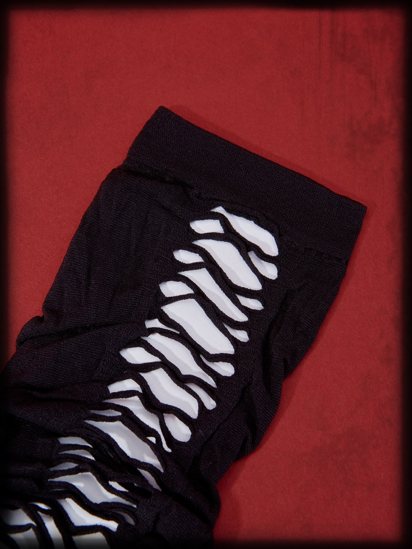 Buy SHEIN ROMWE Grunge Punk Solid Hollow Out Long Fingerless Gloves in Pakistan