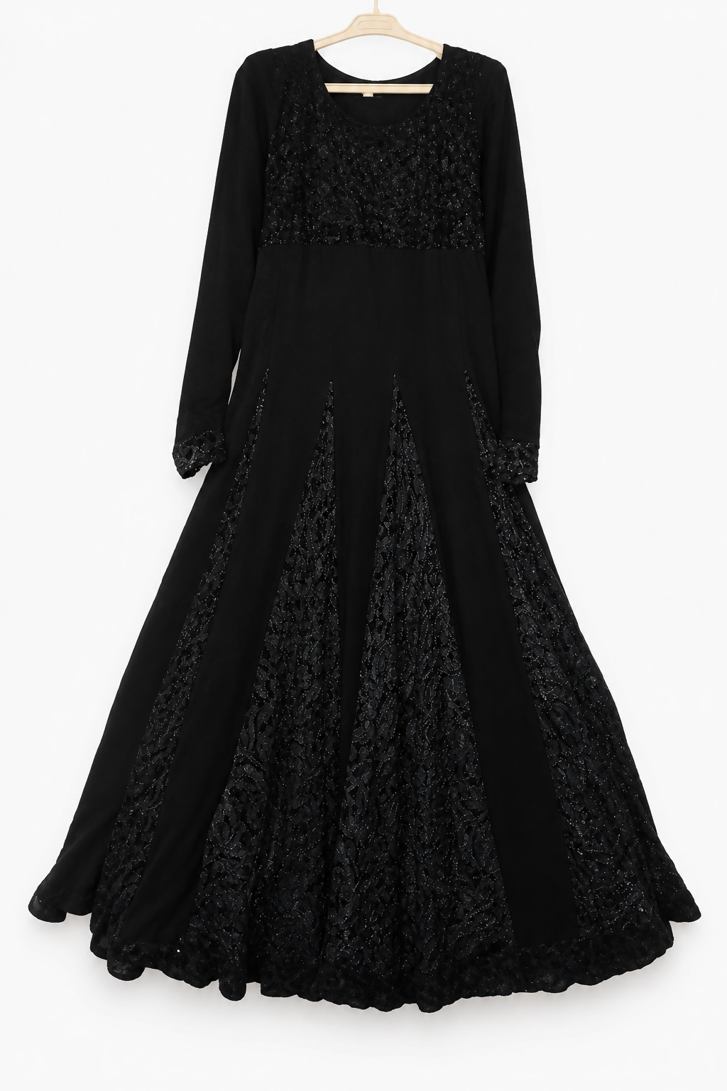 Black Long Maxi | Women Frocks & Maxis | Medium | Worn Once