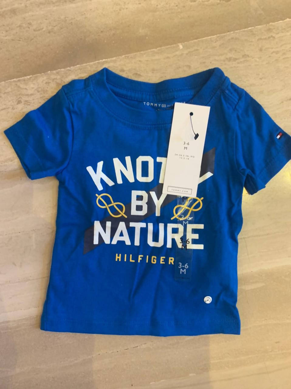 Tommy Hilfiger | Knotty By Nature Blue Shirt | Baby Tops & Shirts | Brand New