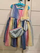 Party Dress with Bag | Kids | Girls Skirts & Dresses | Size:4-5Yrs | Preloved