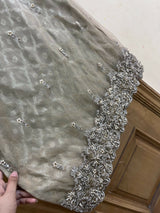 Sha Posh | Ghararas, Shararas & Lehngas | Women Branded Formals | Medium | Silver | Worn Once