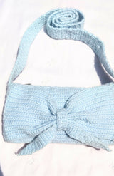 Sky Blue Crochet Bag | Women Bags | Medium | New