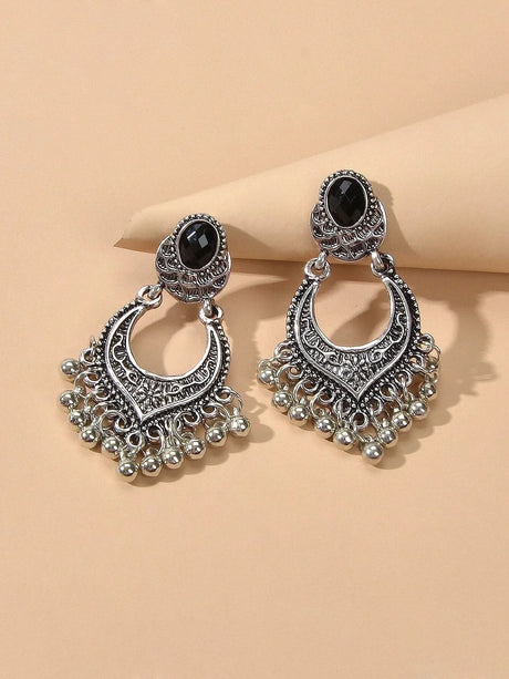 Buy SHEIN Round Ball Tassel Drop Earrings in Pakistan