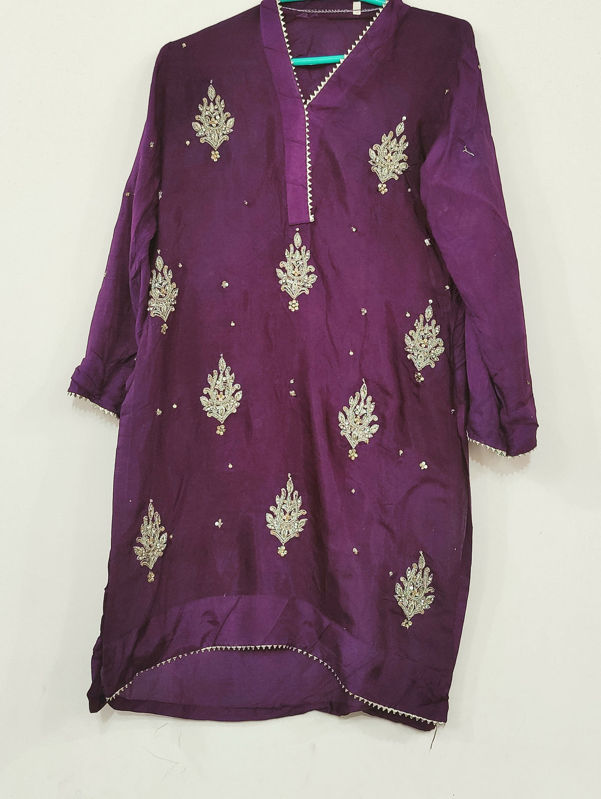 Purple 3 Pcs | Women Locally Made Formals | Medium | Worn Once