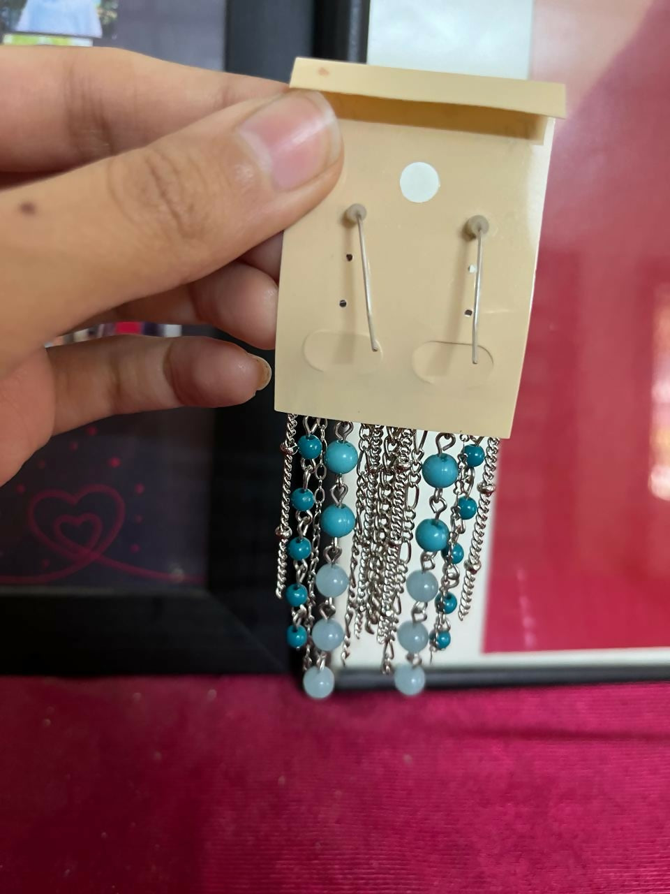 Earrings (Imported from USA) | Silver and Ferozi Earrings | Women Jewellery | New