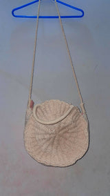 Cream Round Bag | Women Bags | Crossbody Bag | Small | Preloved