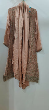 Peach 3 PC Dress | Women Locally Made Kurta | Medium | Worn Once