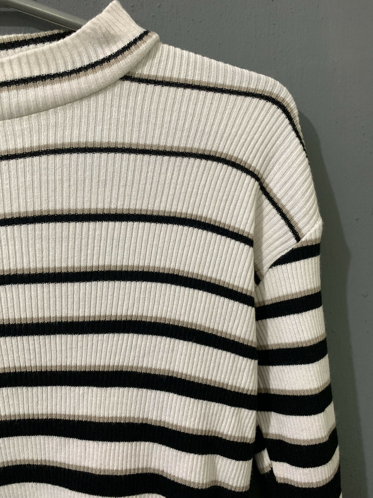 Girls Blacka & Whte Stripe Shirt | Kids | Girls Tops & Shirts | Size: 3 to 4 Yrs | Preloved