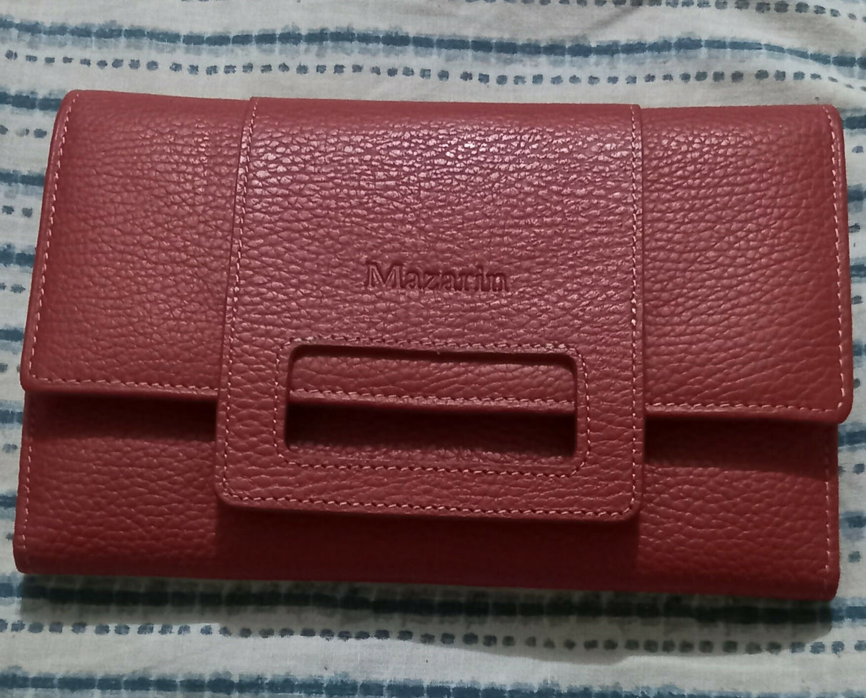 Leather Wallet | Maroon | Women Bags | Wallets | New