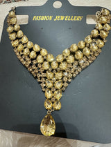 Women Statement Necklace | Women Jewelry | Necklaces & Pendants | Golden Brown | New