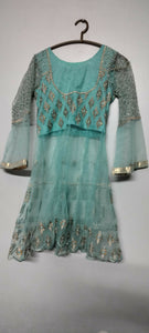 Embroidery Sharara | Women Locally Made Formals | Small | Worn Once