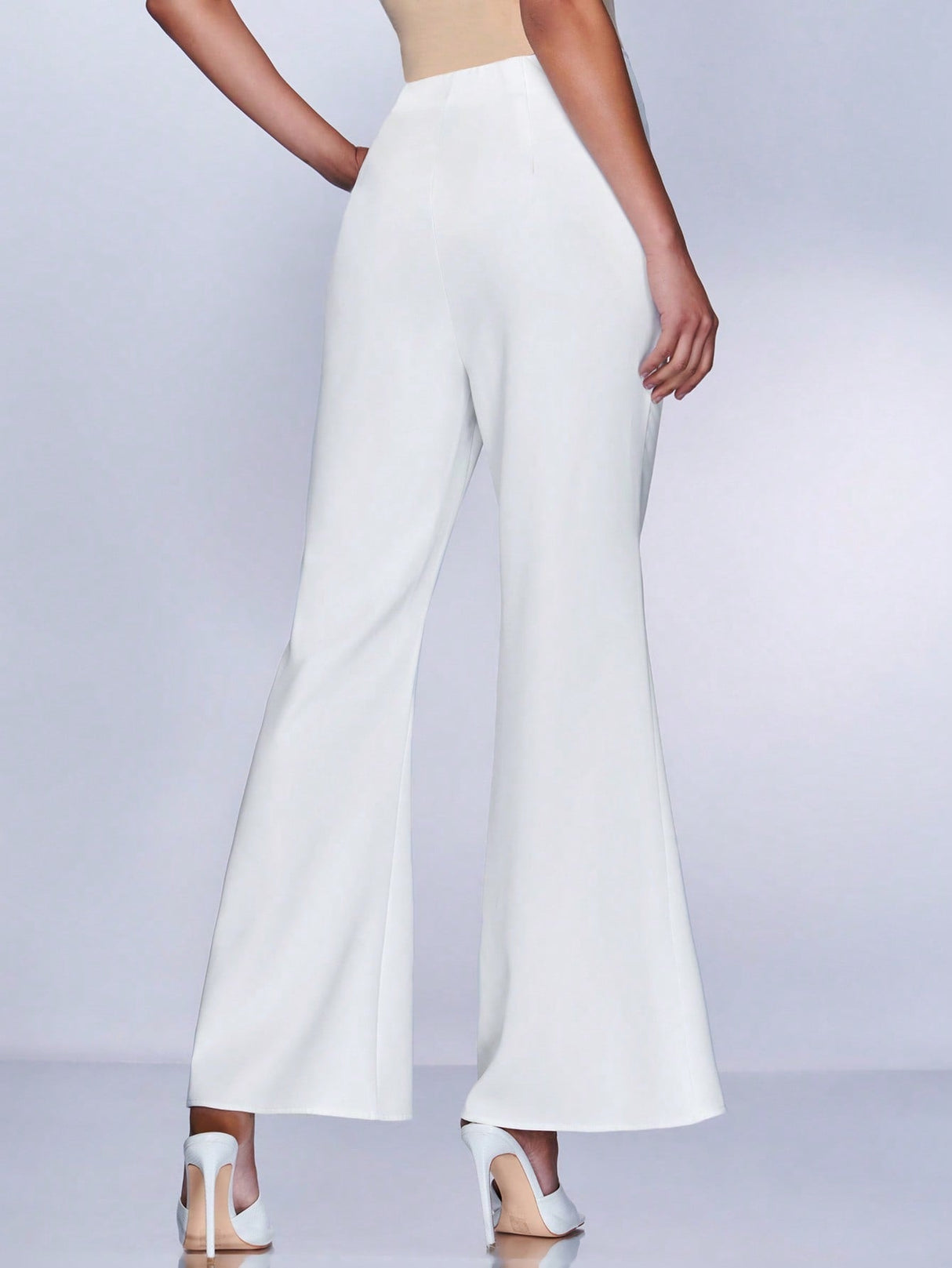 Buy SHEIN BAE Split Hem Flare Leg Pants in Pakistan