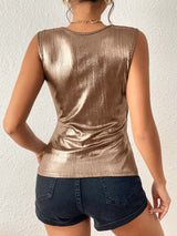 Buy SHEIN BAE Surplice Neck Ruched Tank Top in Pakistan