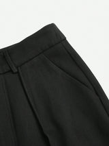 Buy SHEIN BIZwear Solid Tailored Pants Workwear in Pakistan