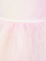 Buy SHEIN Baby Girl Ombre Ruffle Trim Mesh Overlay Cami Dress in Pakistan
