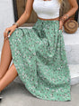 Buy SHEIN Clasi Allover Floral Print Knot Waist Skirt in Pakistan